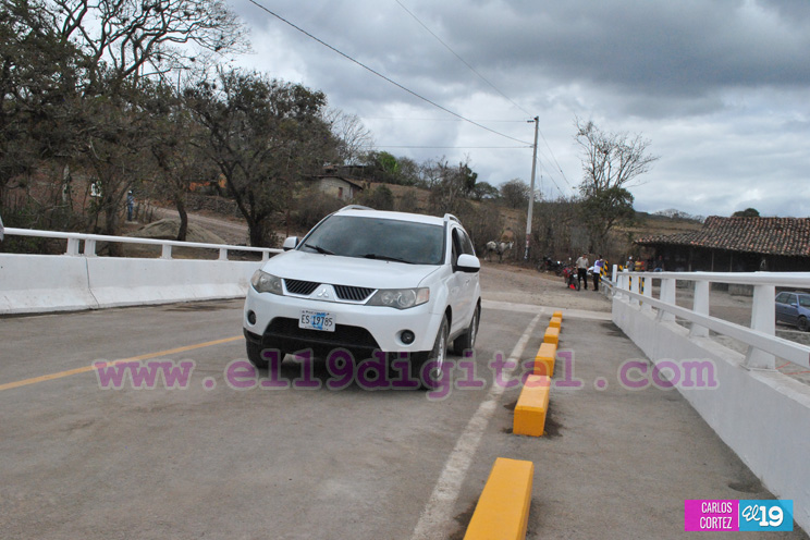 Inauguran puente vehicular en tramo Estelí-El Tisey